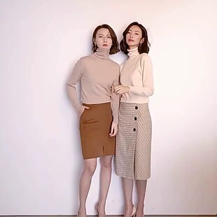 【断码毛衫】秋冬羊绒衫女高领套头大码加厚打底毛衣羊毛短款针织