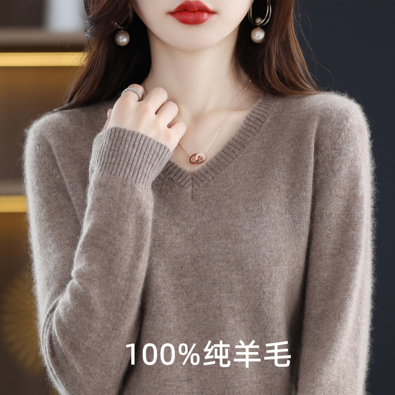 其他套头100100羊毛衫女