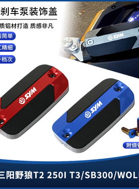 适用三阳野狼T2 250i T3/SB300/WOLF250改装刹车上泵盖装饰盖配件