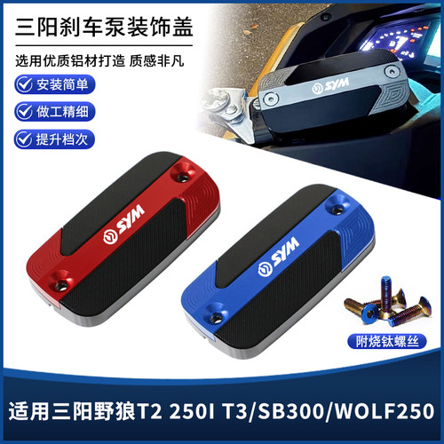 适用三阳野狼T2 250i T3/SB300/WOLF250改装刹车上泵盖装饰盖配件