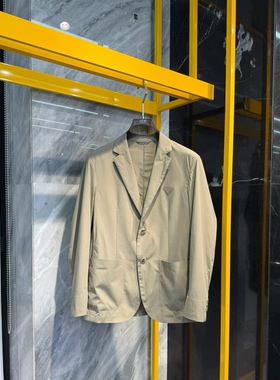 T26夏季新款男士温州欧版修身潮刺绣简约薄商务休闲防晒西装外套