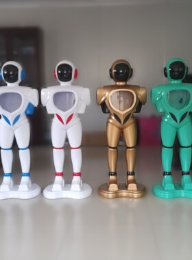 机器人五行理疗仪小黄人养生通经络排毒通用仪器立式壳体外壳机箱