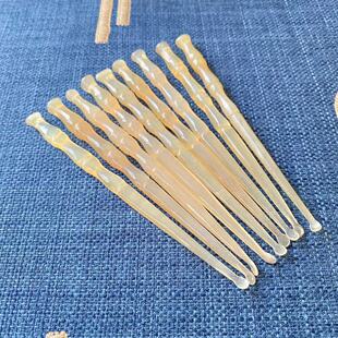 天然大号牛角耳勺羊角挖耳勺竹节掏耳朵精品