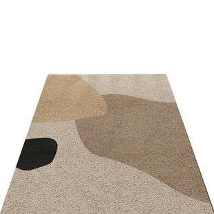 侘寂风入户门口丝圈地垫进门家用地毯防滑耐脏竖版pvc可裁剪脚垫