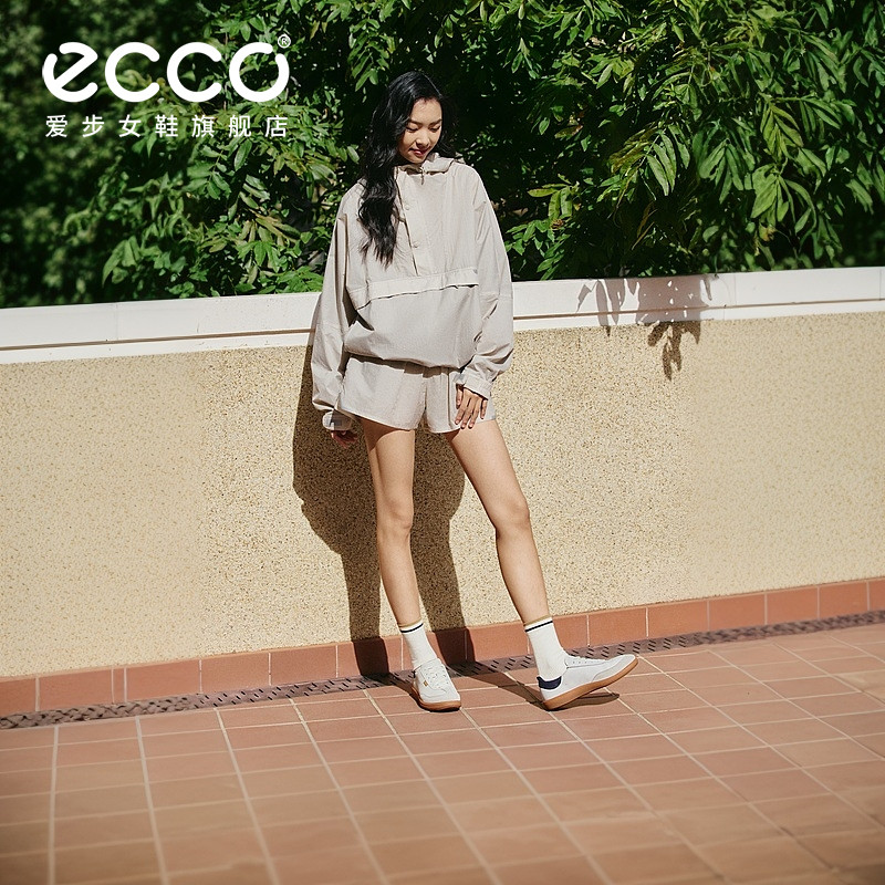 ECCO爱步女款板鞋 新款薄底阿甘德训鞋休闲鞋平底鞋 柔酷235813,女鞋,德训鞋,淘宝优惠券,粉丝福利购,淘宝优惠卷