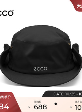 ECCO×白山联名 男女同款纯色简约时尚户外运动渔夫帽EW263C002G