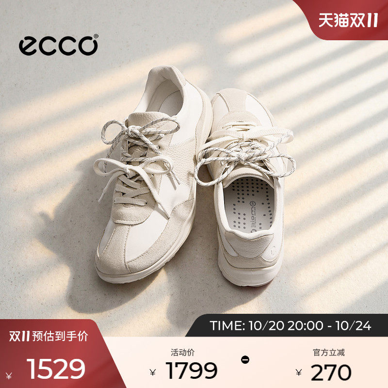 ECCO爱步女鞋 秋季新款运动鞋软底赤足芭蕾休闲鞋 BIOM TR840113