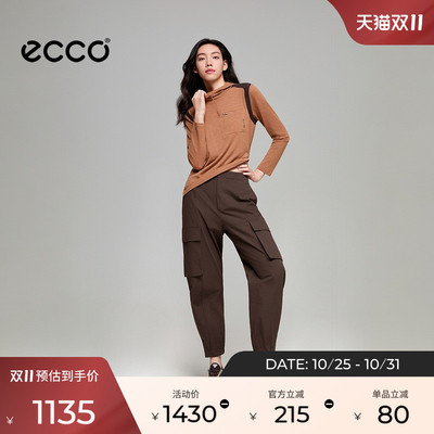 ECCO x NRL联名 26新款时尚百搭休闲运动防泼水工装裤女EN253P020