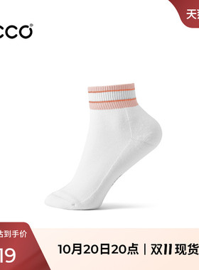 ECCO爱步袜子 2026春夏新款防臭吸汗中筒袜外穿男女同款9085748