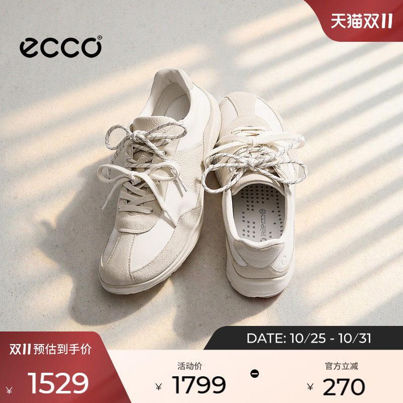 ECCO爱步女鞋 秋季新款运动鞋软底赤足芭蕾休闲鞋 BIOM TR840113