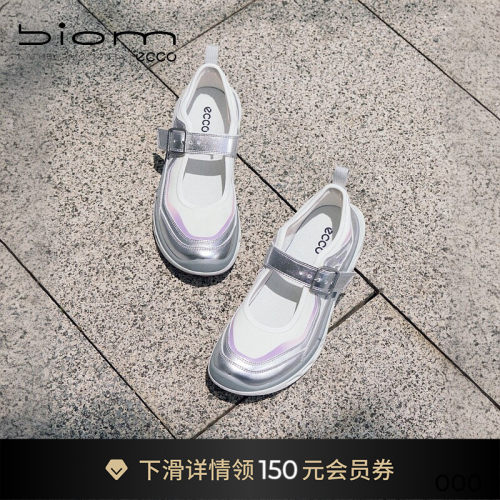 ECCO爱步女鞋 2026夏新款厚底凉鞋运动玛丽珍鞋 BIOM 720 850423