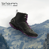 ECCO爱步高帮鞋 800473 休闲缓震户外跑步鞋 健步BIOM 女 新款