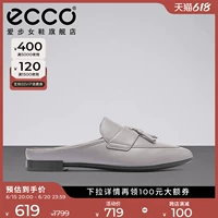 Ecco Ai Bo Women's Women's Sene Single Single French French Mueller Shoe Bao Slipper Half Slippers Sandals Женские тип 269483