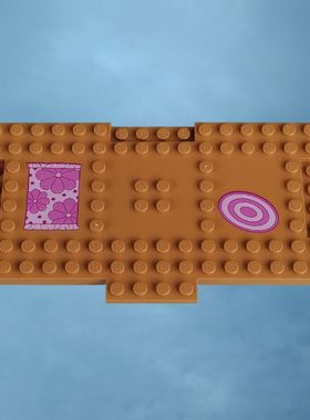 乐购建构10686温馨家庭8x16带1x4节用于与地板垫18922/21441地砖