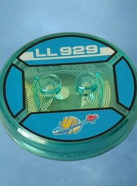 LE正品GO积木大电影太空人班尼人仔配件站板665999透明浅蓝19981