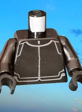 乐购人仔星球大战绝地武士680184黑一阶船员配件躯干6125683身体