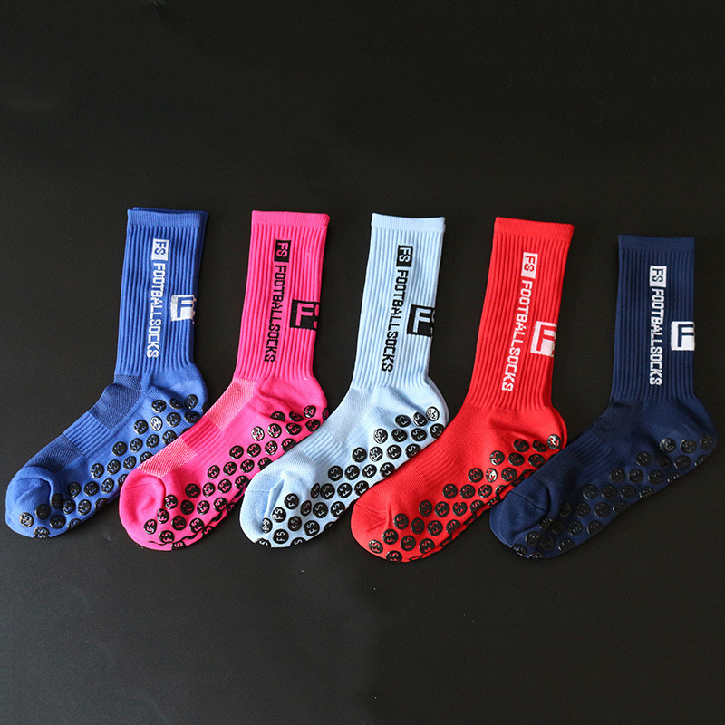 FOOTBALL SOCKS 版权FS圆形硅胶吸盘防滑足球袜专业比赛训练袜