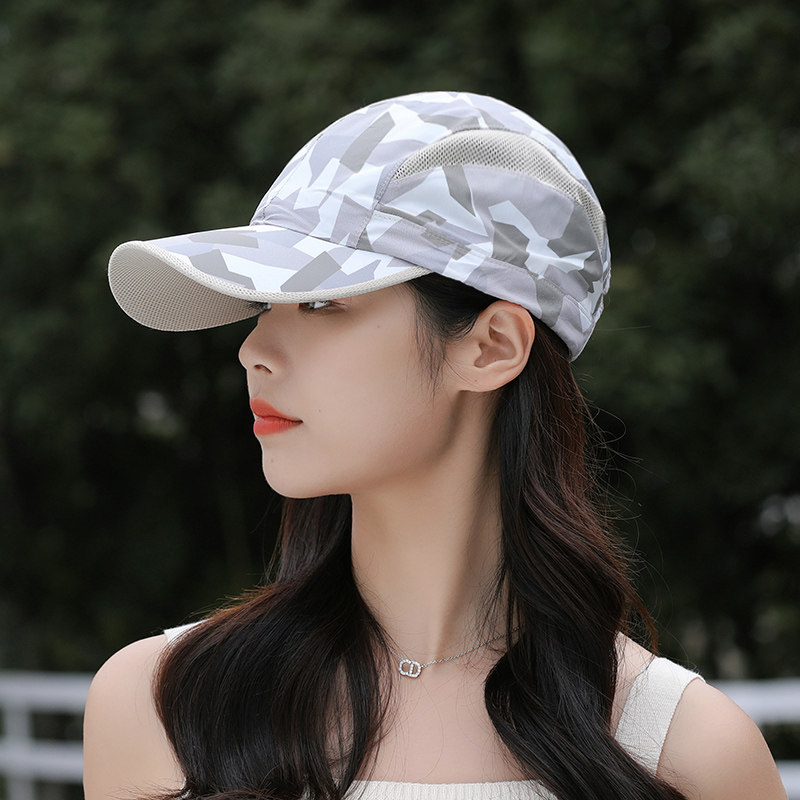 防晒遮阳帽运动迷彩棒球帽图片