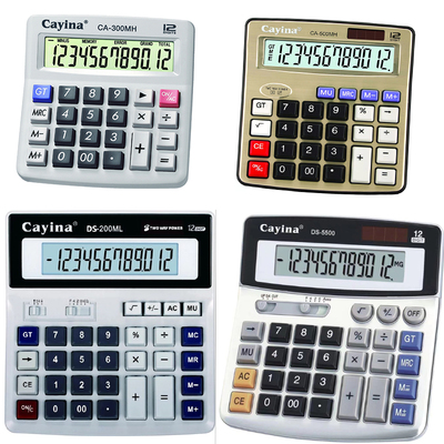 嘉亿能多功能12位数计算器太阳能