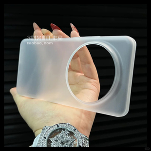 PP不易黄磨砂透明壳适用华为Mate80手机壳mate70/60Pro+超薄Pura70Ultra防指纹50/40e高级感Nova12小众男女套