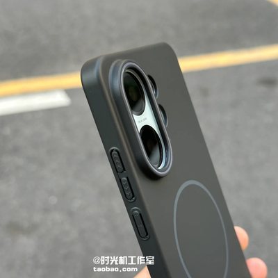 Beast同款细圈磁吸壳适用vivoS30promini手机壳黑色简约亲肤感S20/S19轻薄不沾指纹S18/S17Pro全包边16个性硬