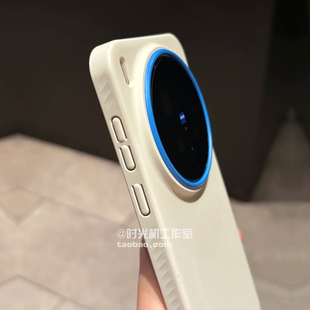 ins复古岩砂白内置磁吸壳适用OPPOFindx9Ultra手机壳X9SPro蓝镜框X8S+抗PC硬壳小众vivoX300/x200s保护套新款