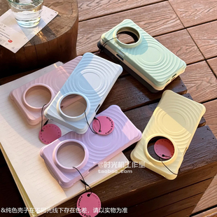 马卡龙波漾液态硅胶磁吸壳适用OPPOFindx8手机壳FINDX8纯色抗黄肤感防指纹水波纹INS可爱男女全包边无线充电s