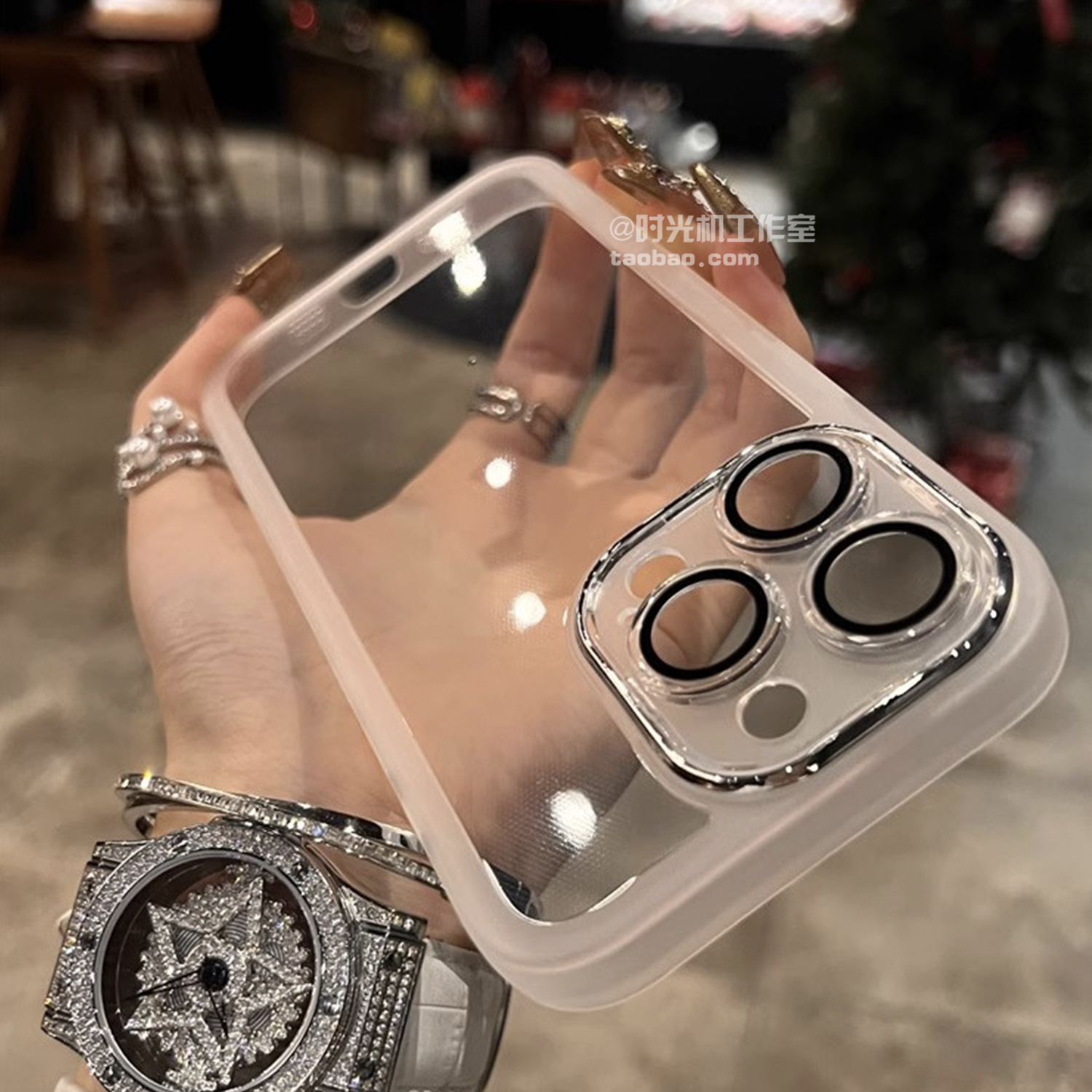 vivo30系列镜头膜一体壳简约透明