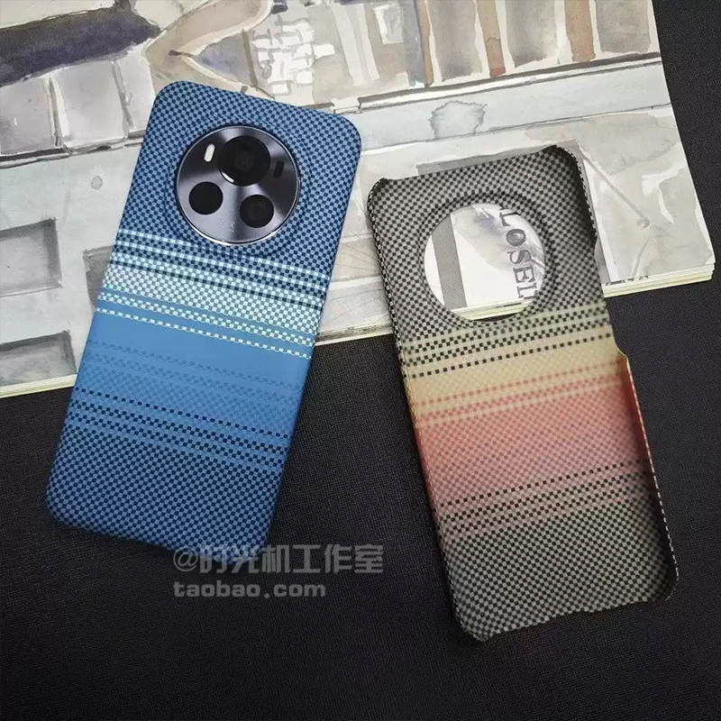 适用vivoX200肤感格纹半包散热壳