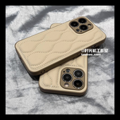 s30冷淡风S19 9皮质IQOO11S爱酷12防摔凹凸羽绒服秋冬女 100S适用vivoX90s手机壳neo8 18奶咖卡其色x300 X200