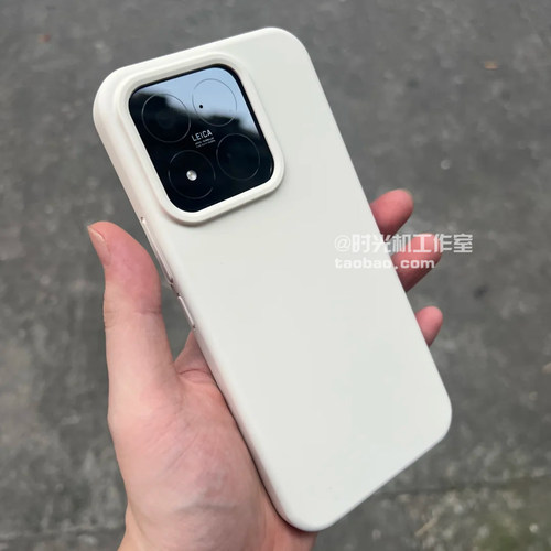 适用红米Note17古董白液态硅胶套