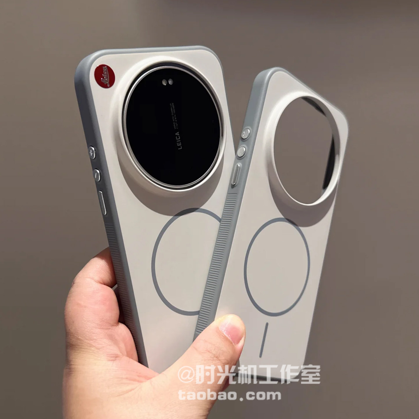 月光白细圈磁吸壳适用小米17Ultra手机壳17Promax保护套红米K90promax无线充电PC硬壳撞色边高级感男女防摔新