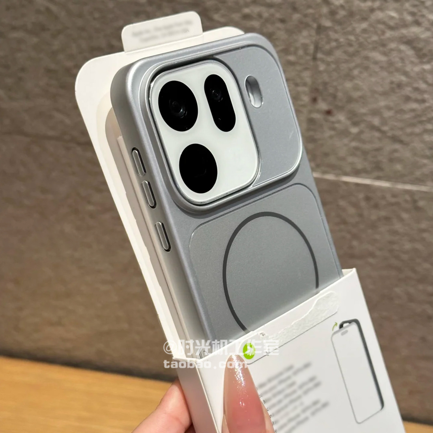 适用OPPOFindx9钛灰银秒变磁吸壳