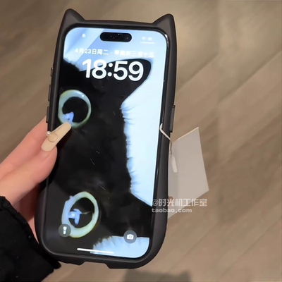 华为Pura70亚克力可爱猫耳气囊女