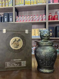 贵州糊涂酒业糊涂老酒兽首53度酱香型白酒2.5L*1瓶婚宴聚会商