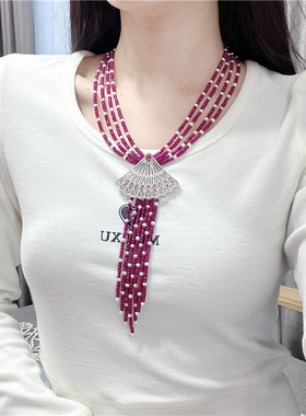 多层项链女复古首饰豪华轻奢时尚