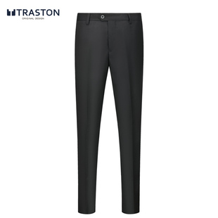 男士西裤塔士多男加厚商务西装长裤子修身休闲裤小脚韩版潮流黑色