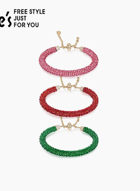 shes茜子璀璨工艺水晶手链