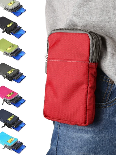 Двухэтажный тканевый мешок подходит для мужчин и женщин, ремень, поясная сумка, универсальная вместительная и большая сумка на одно плечо