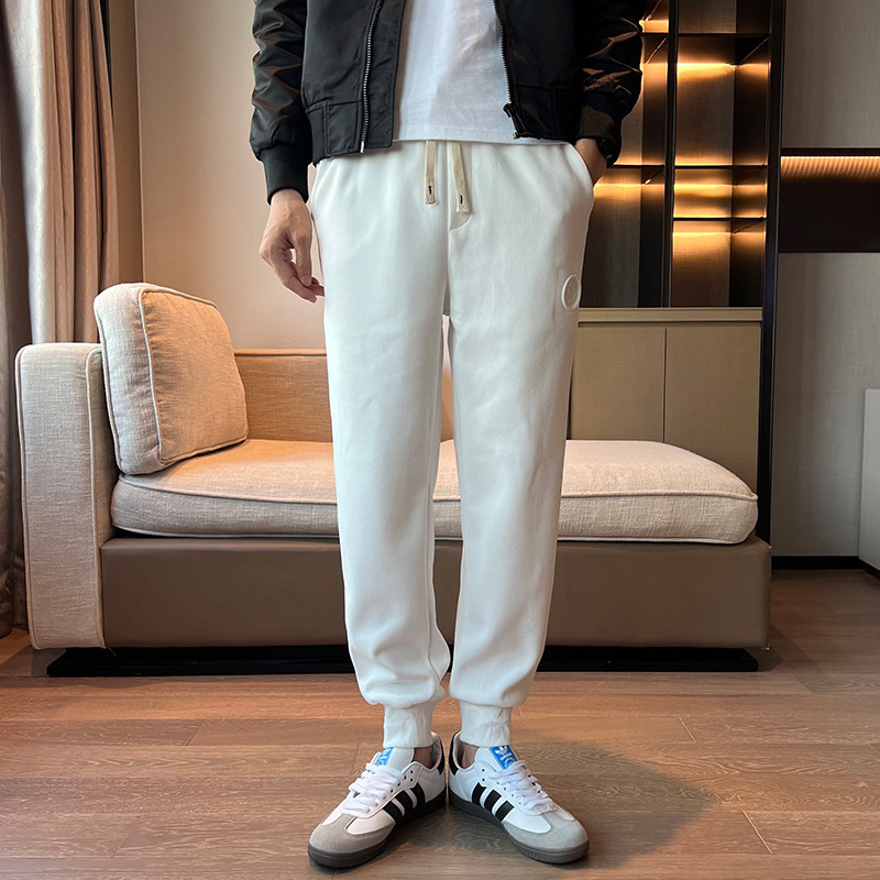 现货运动卫裤男束脚收口秋冬休闲合体修身潮流篮球长裤K360P58,男装休闲裤,星座1102