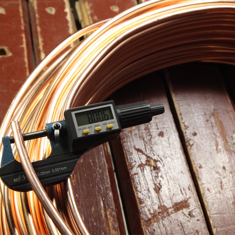 新品T2裸铜直径8毫米纯铜线实心