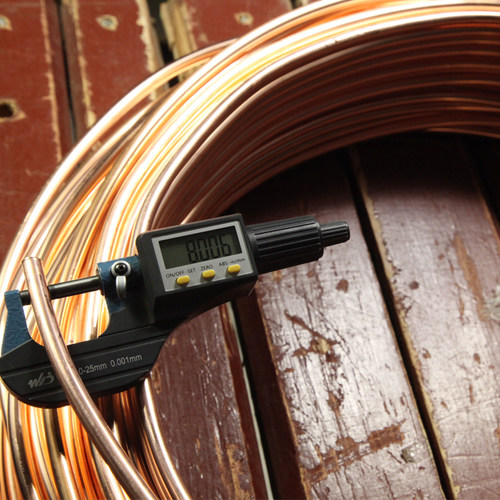 新品T2裸铜直径8毫米纯铜线实心