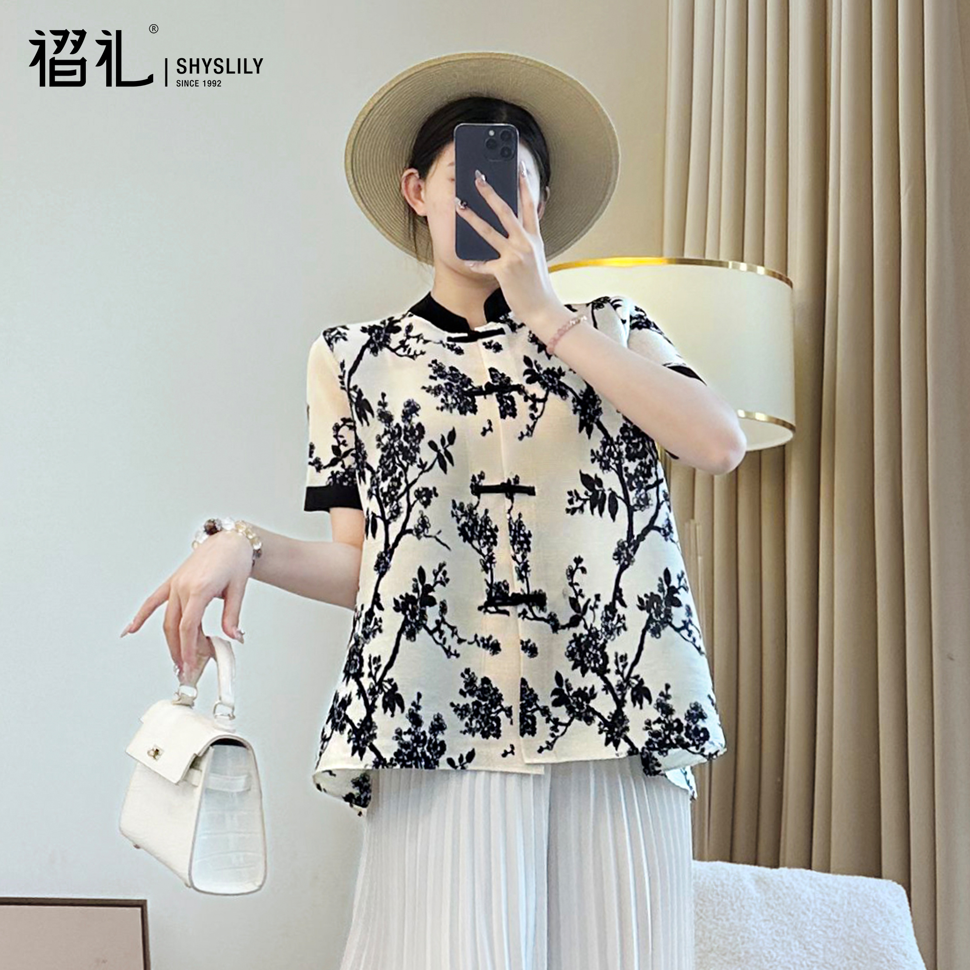 三宅宽松上衣女夏季短袖衬衫t恤