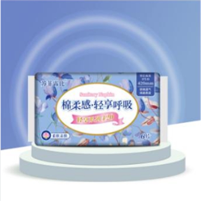60片苏菲露比轻薄瞬吸超长夜用卫生巾420MM姨妈巾舒爽透气棉柔亲