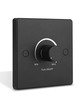 LED调光开关86型面板专用房车游艇筒灯12v24v现货供应低压调光器
