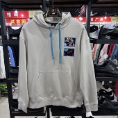 宽松版 连帽套头卫衣休闲时尚 潮针织上衣DF613481 男春秋款 匹克正品