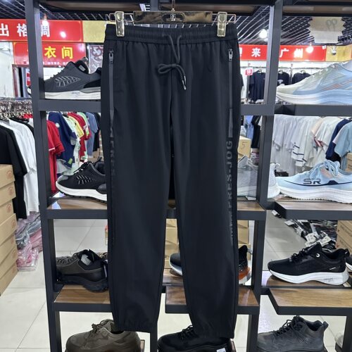 总统慢跑品牌春夏薄款女梭织长裤休闲时尚运动防风速干百搭裤子
