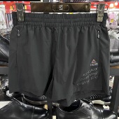 跑步运动健身薄舒适速干三分裤 女梭织短裤 F312288 正品 匹克夏款