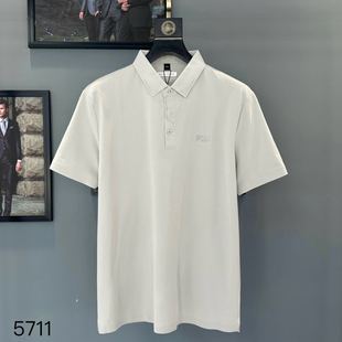 戈兰图 休闲商务翻领短袖 男装 无痕舒适上衣5711 T恤时尚 POLO衫