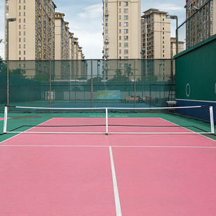 Luspeed网球网架室外标准拦网家用移动柱杆不锈钢便携式儿童成人